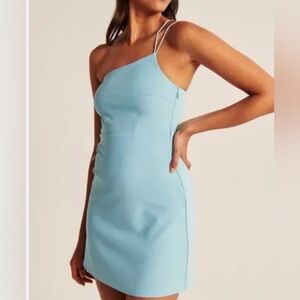 Abercrombie and Fitch strappy one shoulder mini dress M